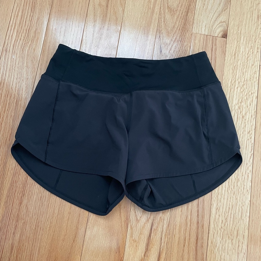 Women's Black Athletic lululemon shorts